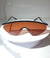 Front of Black Retro Wave Sunglasses