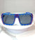 Blue Tropical Sunglasses