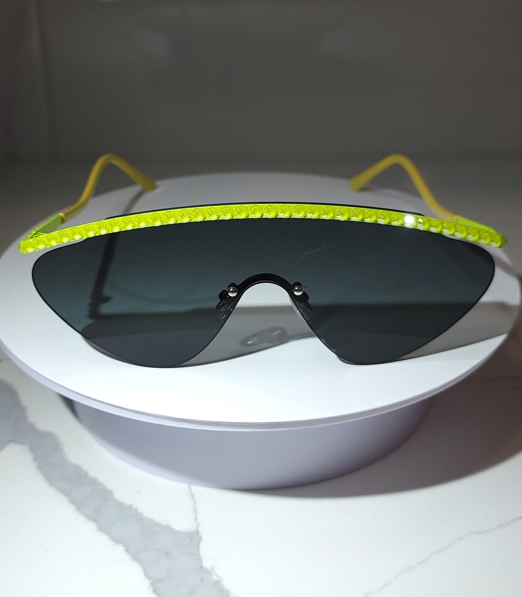 Front of Neon Retro Wave Sunglasses